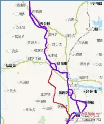 戴納派克成套設備助力台州黃岩104國道複線建設