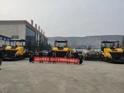 祝贺住友老客户一次性喜提国四摊铺机4台报道