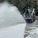 山猫S86天池除雪记丨盘山路上的独特风景