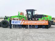 绿色智造引领未来 |柳工 4280DE电动平地机助力矿业绿色转型